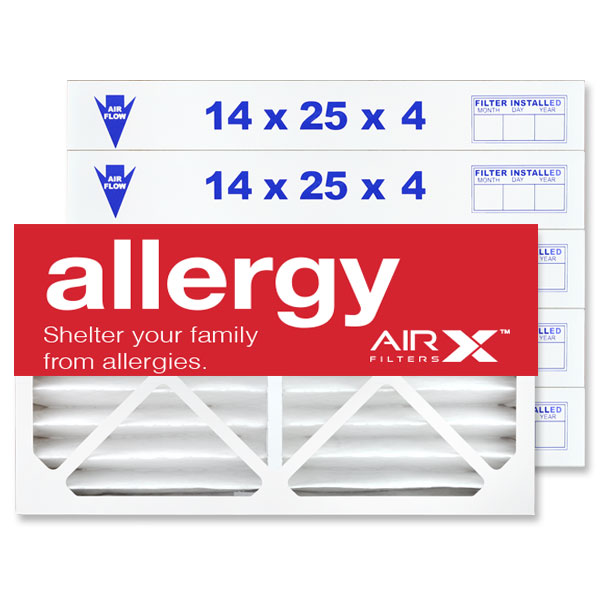 14x25x4 AIRx ALLERGY Air Filter - MERV 11