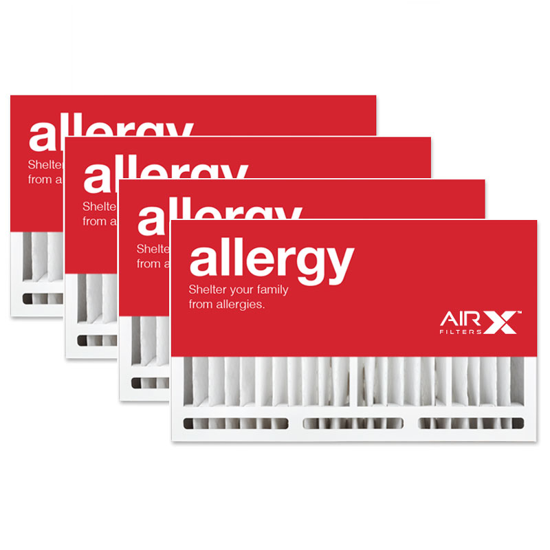 16x25x5 AIRx ALLERGY Goodman / Amana M1-1056 Replacement Air Filter - MERV 11 - 4-Pack