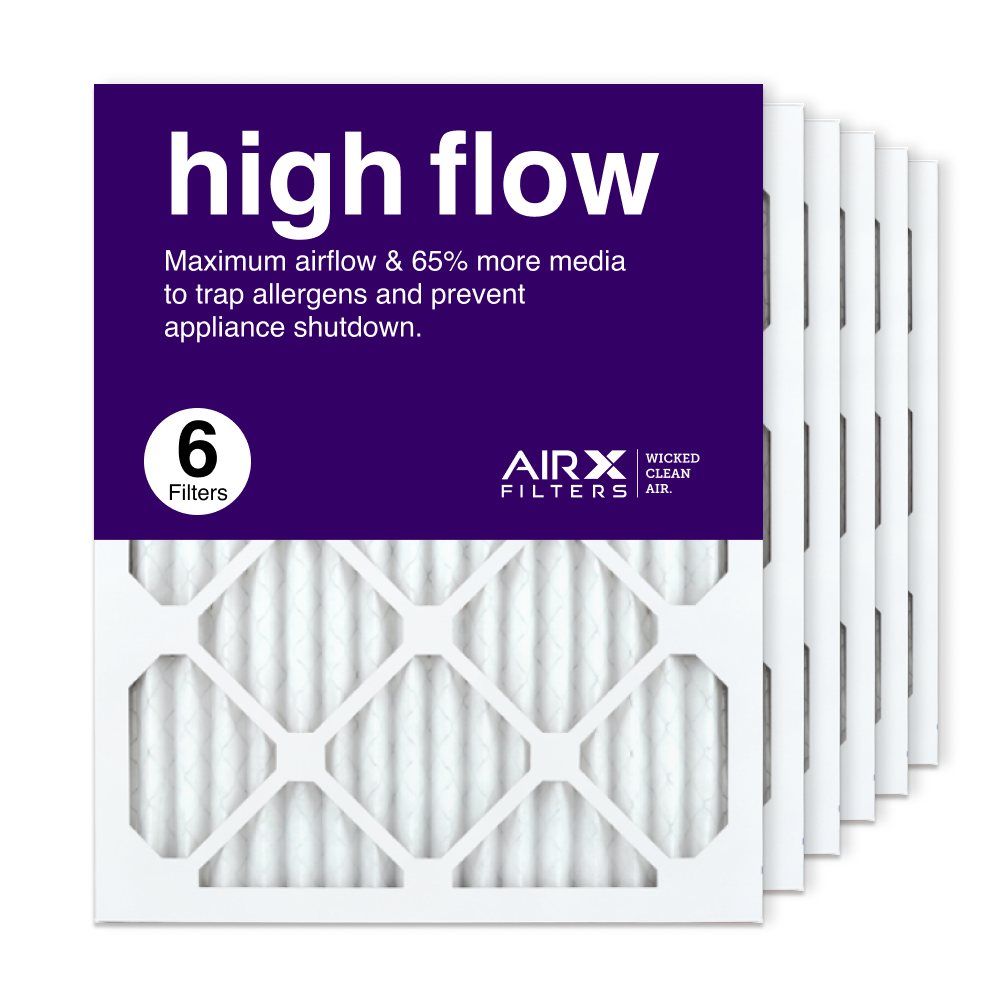 16x20x1 AIRx High Flow Air Filter, 6-Pack