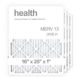 16x25x1 AIRx HEALTH Air Filter, 4-Pack