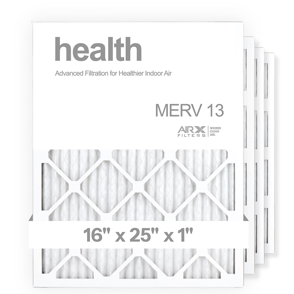 16x25x1 AIRx DUST Air Filter, 4-Pack