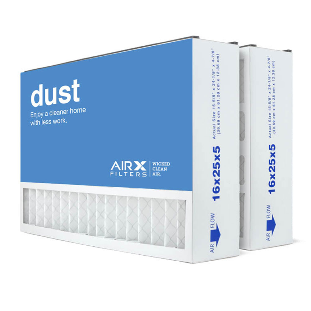 16x25x5 AIRx DUST Air Bear 255649-105 Replacement Air Filter - MERV 8