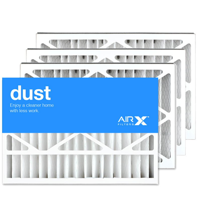 16x25x5 AIRx DUST Skuttle #000-0448-001 Replacement Air Filter - MERV 8, 4-Pack