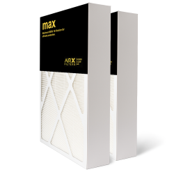 MAX Protection MERV 16 Air Filter - Replaces Honeywell 16x25x5 Filters, 2-Pack