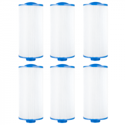 ClearChoice Replacement filter for After Hours Spas | Nemco Spas | Threaded 25 Sq Ft Top Load , 6-pack