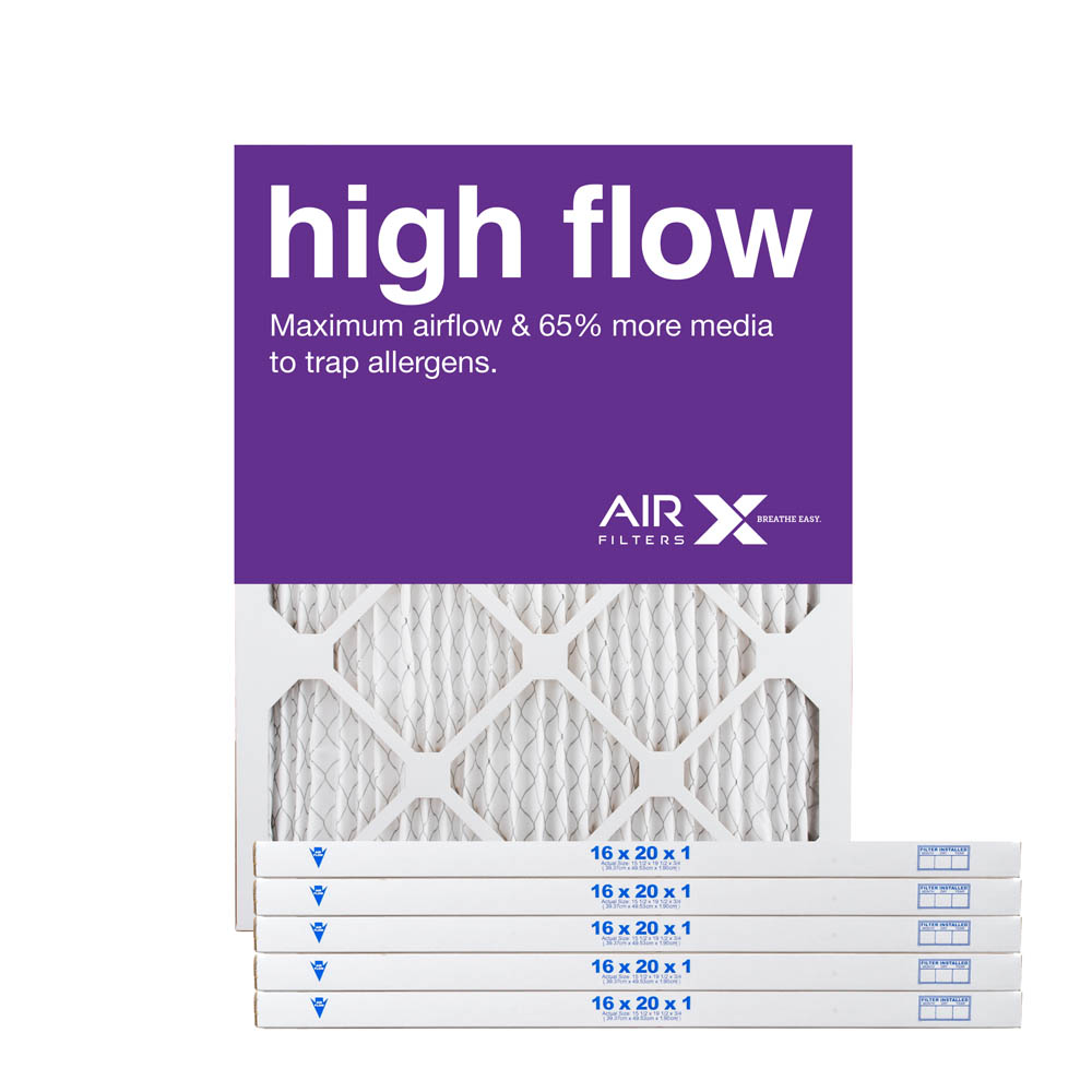 16 x 20 x 1 Air Filter 16 x 20 x 1 High Flow Pleated Air Filter