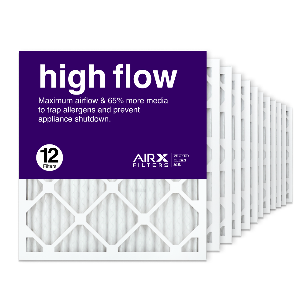 18x20x1 AIRx High Flow Air Filter, 12-Pack