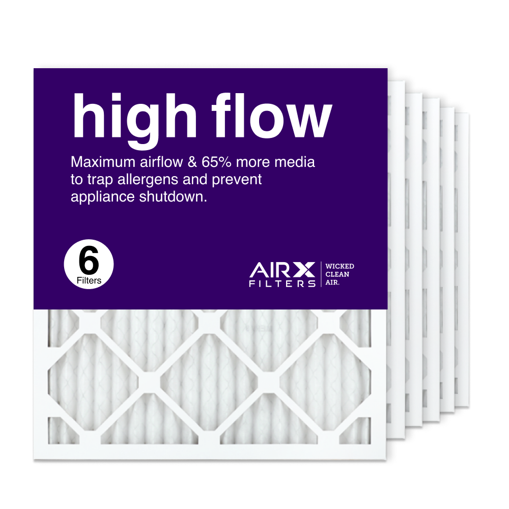 18x20x1 AIRx High Flow Air Filter, 6-Pack
