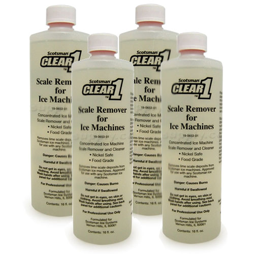 Scotsman Clear 1 Scale Remover / Cleaner, 4-Pack