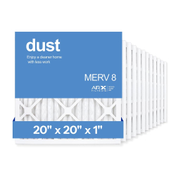 20x20x1 AIRx DUST Air Filter, 12-Pack