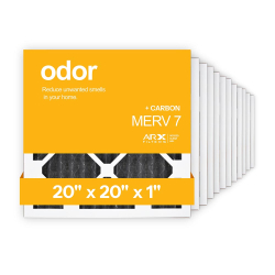 20x20x1 AIRx ODOR Air Filter - Carbon, 12-Pack