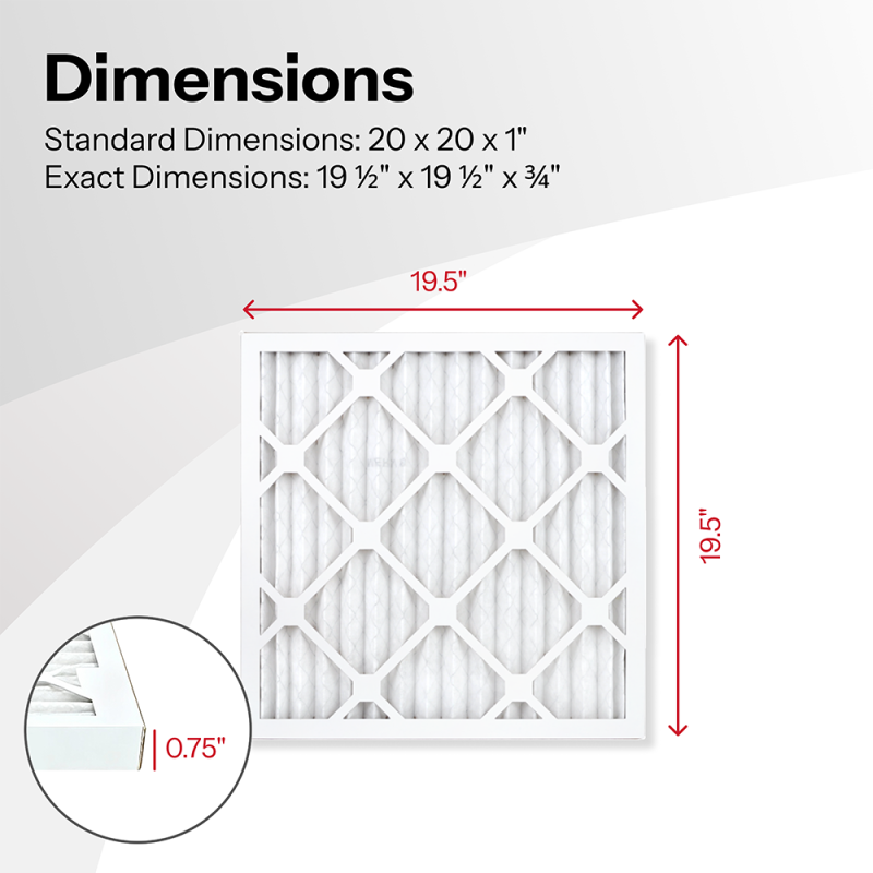 20x20x1 AIRx ALLERGY Air Filter, 4-Pack