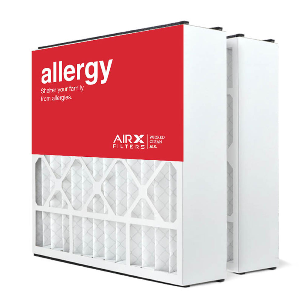 20x20x5 AIRx ALLERGY Air Bear 259112-103 Replacement Air Filter - MERV 11, 2-Pack