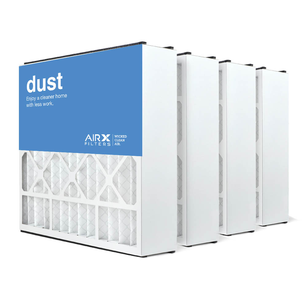 20x20x5 AIRx DUST Air Bear 255649-103 Replacement Air Filter - MERV 8, 4-Pack
