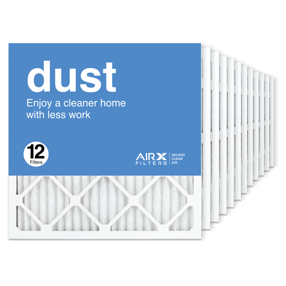20x23x1 AIRx DUST Air Filter (Actual Size), 12-Pack