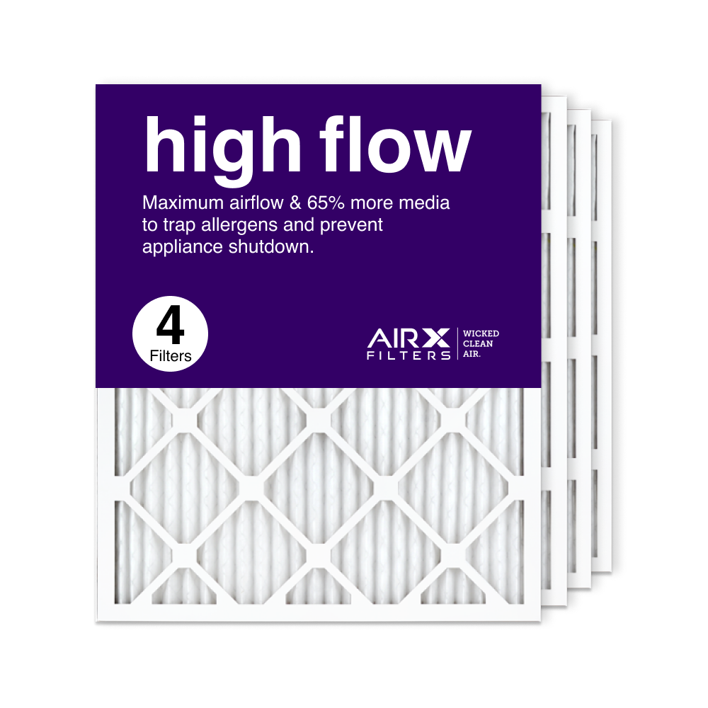 20x25x1 AIRx High Flow Pleated Air Filter