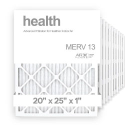 20x25x1 AIRx HEALTH Air Filter, 12-Pack