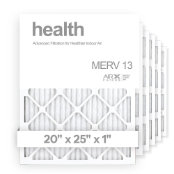 20x25x1 AIRx HEALTH Air Filter, 6-Pack