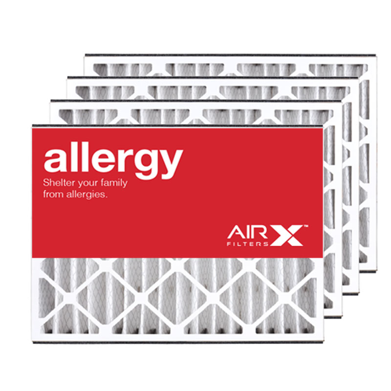 20x25x5 AIRx ALLERGY Skuttle 000-0448-002 Replacement Air Filter - MERV 11, 4-Pack