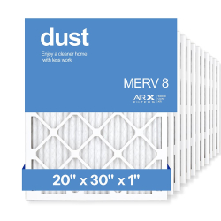 20x30x1 AIRx DUST Air Filter, 12-Pack