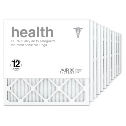21x21x1 AIRx HEALTH Air Filter, 12-Pack