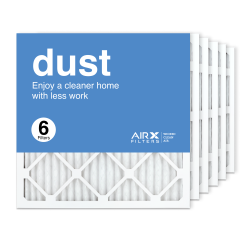 21x21x1 AIRx DUST Air Filter -  MERV 8, 6-Pack