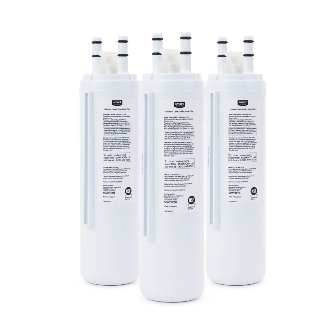 Smart Choice Replacement for ULTRAWF Water Filter, 3-Pack