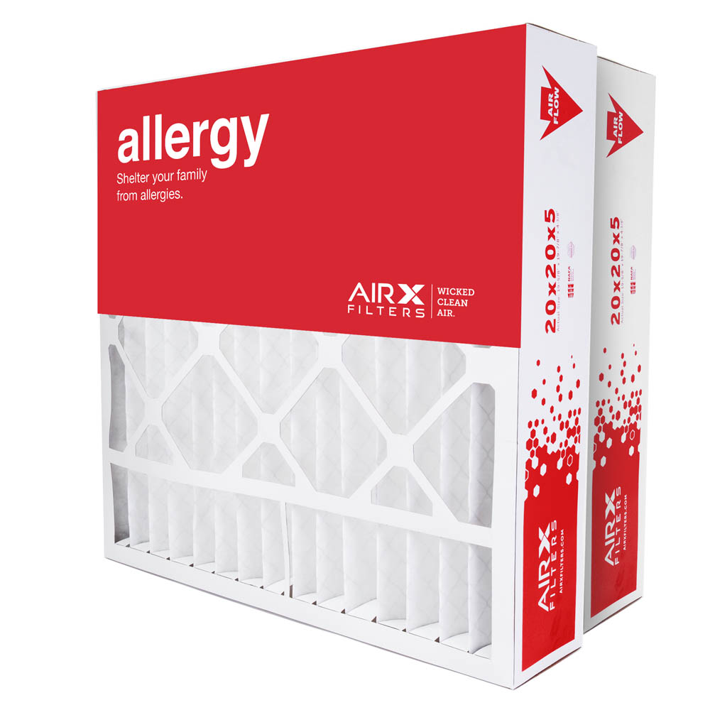 20x20x5 AIRx ALLERGY Honeywell FC100A1011 Replacement Air Filter - MERV 11, 2-Pack