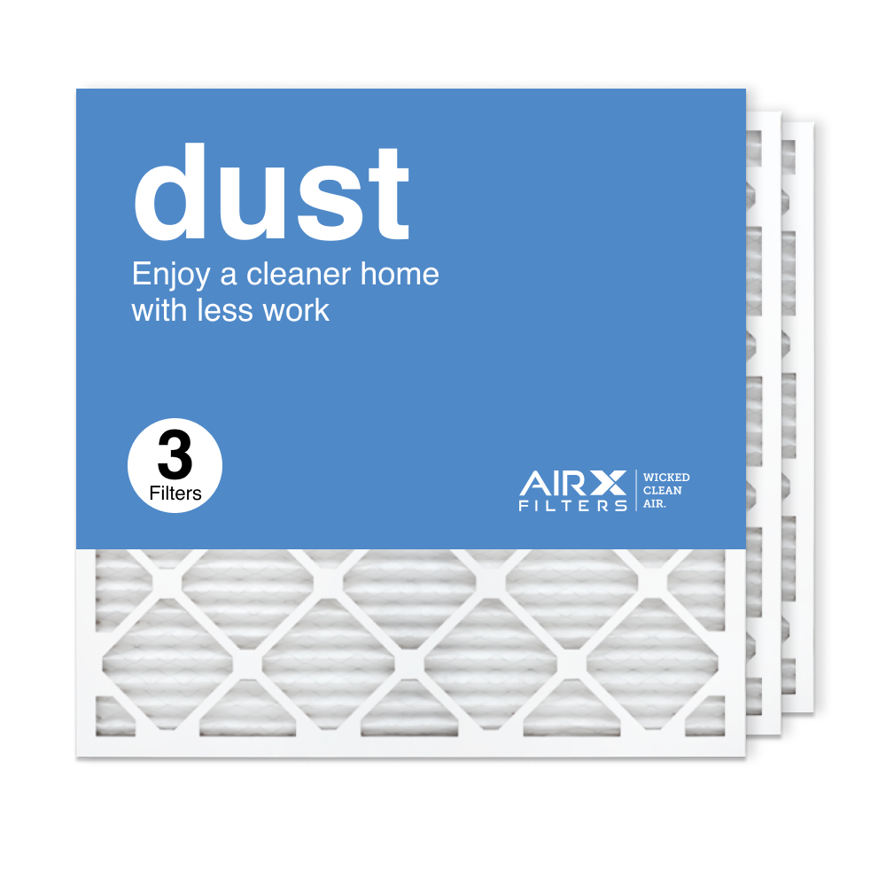 25x25x1 AIRx DUST Air Filter, 3-Pack