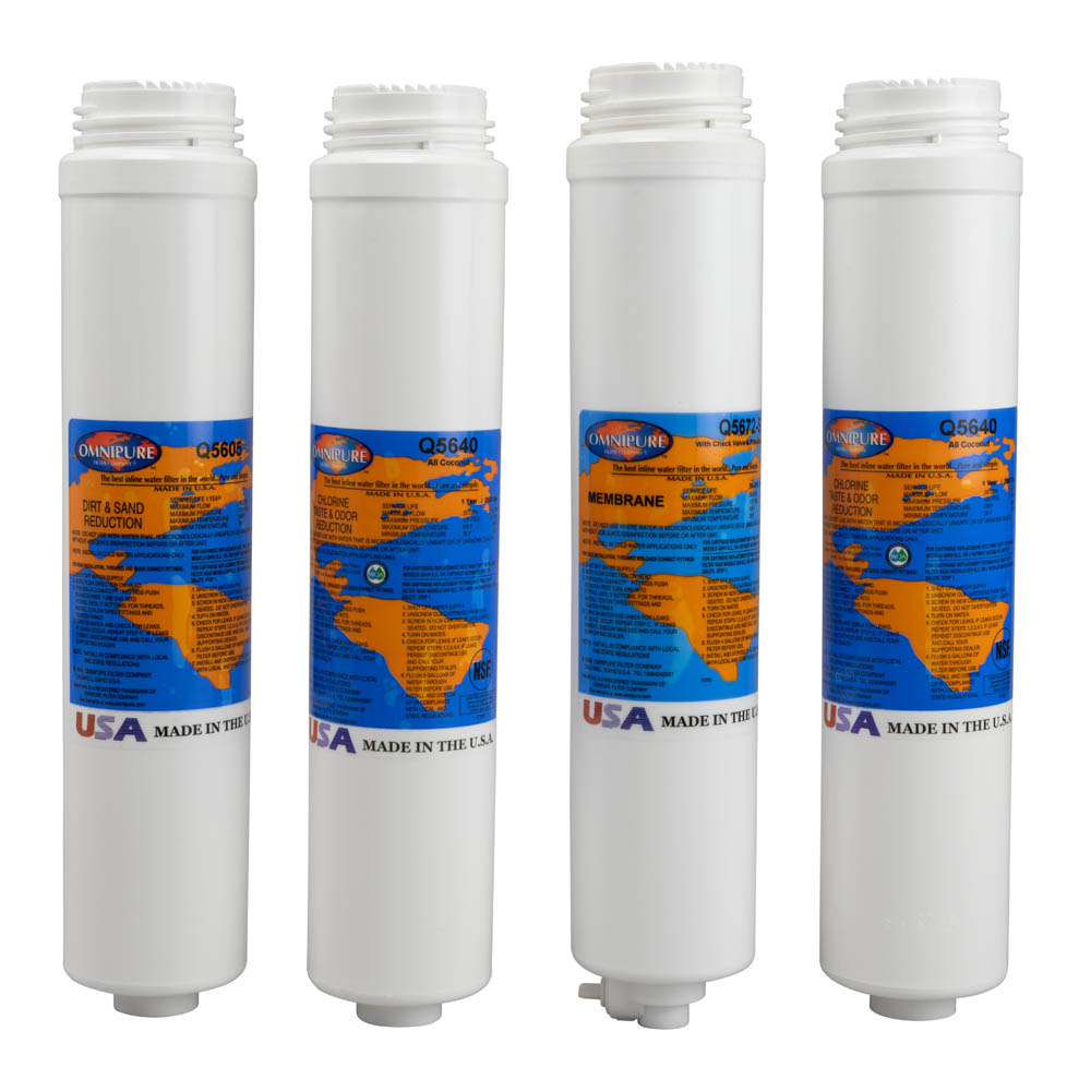 Filter Set With Membrane for 4-Stage PuROTwist Reverse Osmosis Systems