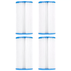 Replacement Pool Filter for Intex A & C, Coleco F-120 - 4 pack