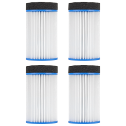ClearChoice Replacement filter for Spa-in-a-Box, MSpa, and Spa2Go Pool Filter, 4-pack