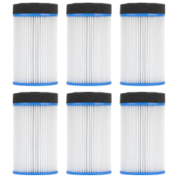 ClearChoice Replacement filter for Spa-in-a-Box, MSpa, and Spa2Go Pool Filter, 6-pack