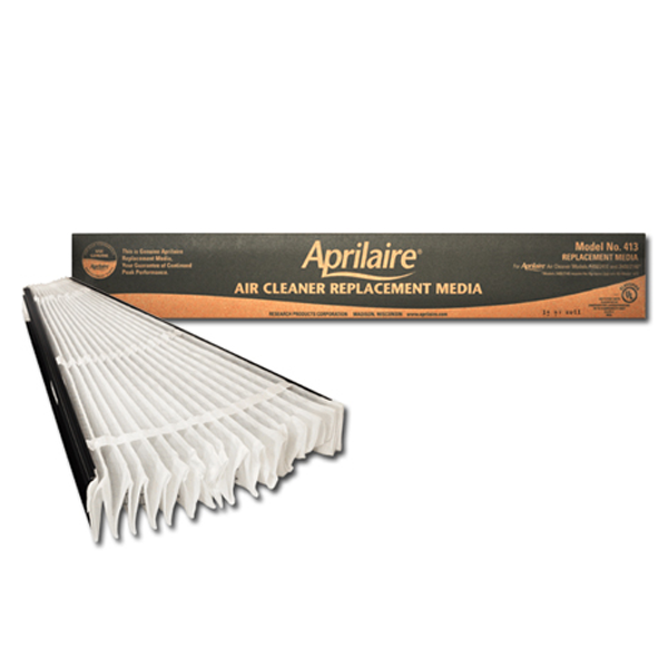 Aprilaire 413 Filter Replacement Media for Aprilaire 4400 Air Cleaner, 2-Pack