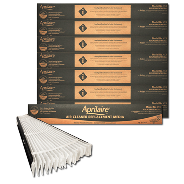 Aprilaire 413 Filter Replacement Media for Aprilaire 4400 Air Cleaner, 2-Pack