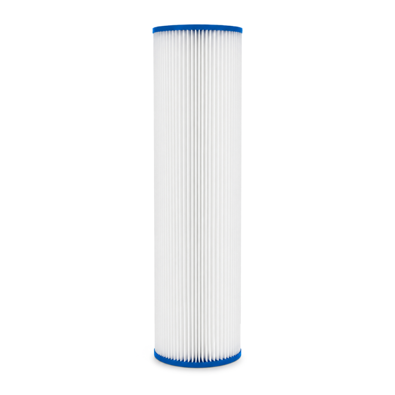 ClearChoice 4.5" x 20" BIG BLUE Pleated Sediment Cartridge 5 micron, 8-Pack