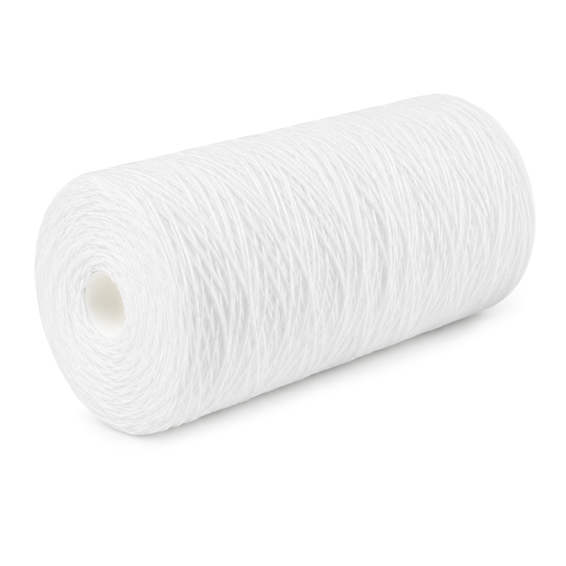 ClearChoice 4.5" x 10" BIG BLUE String Wound Sediment Cartridge 5 micron, 8-Pack