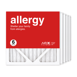 12x12x1 AIRx ALLERGY Air Filter, 6-Pack