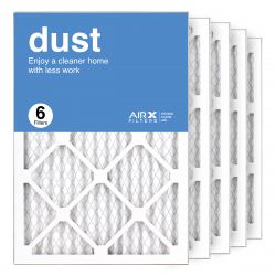 14x20x1 AIRx DUST Air Filter, 6-Pack