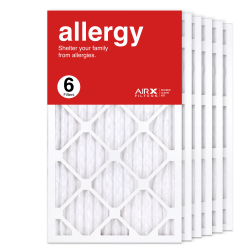 14x24x1 AIRx ALLERGY Air Filter, 6-Pack