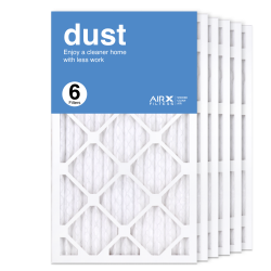 14x24x1 AIRx DUST Air Filter, 6-Pack
