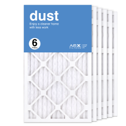 14x25x1 AIRx DUST Air Filter, 6-Pack