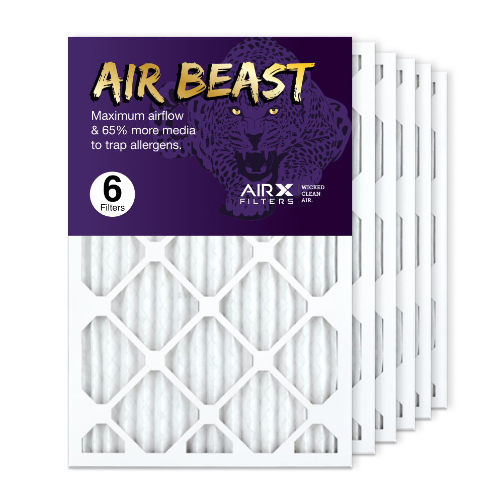16x25x1 AIRx Air Beast High Flow Air Filter, 6-Pack