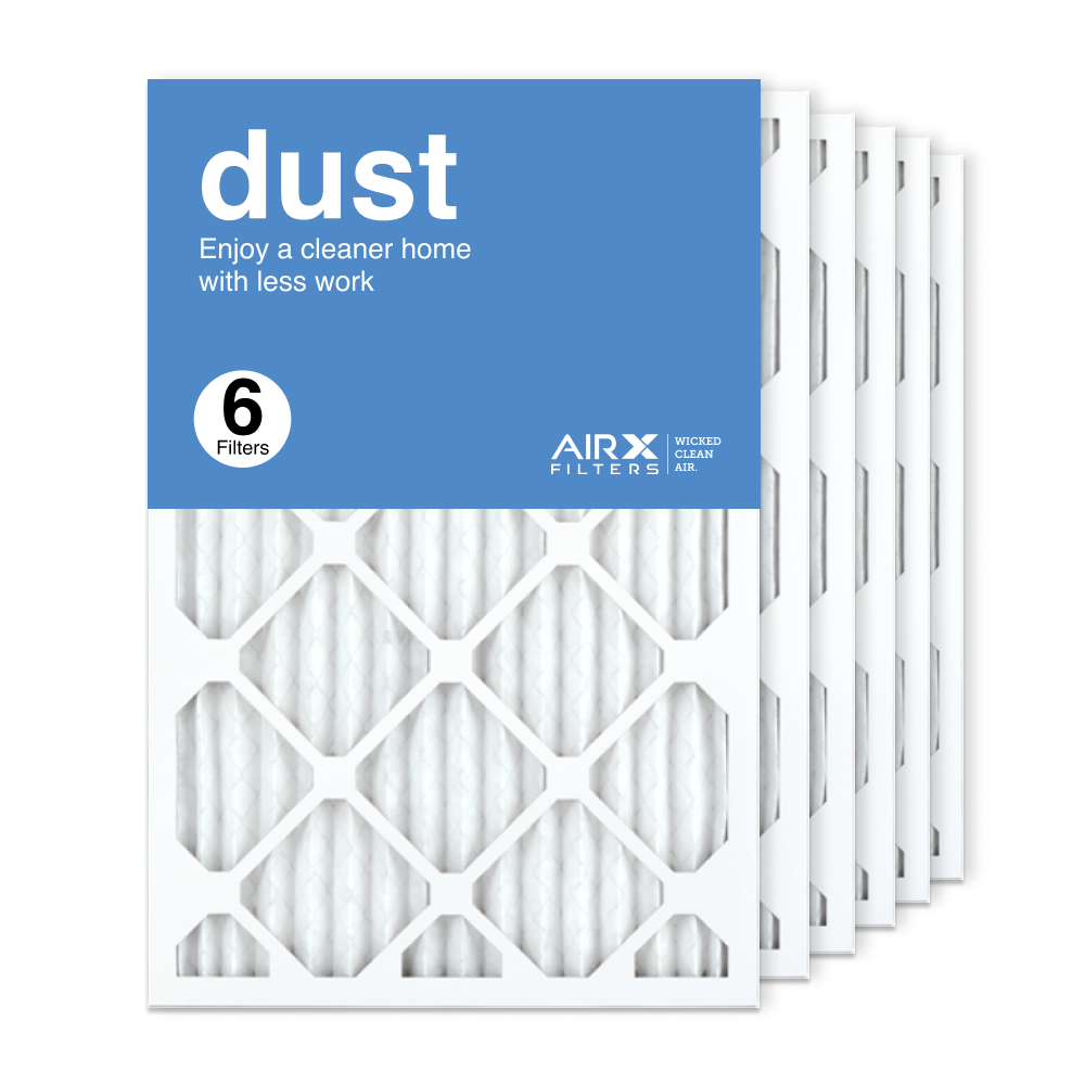 16x25x1 AIRx DUST Air Filter, 6-Pack