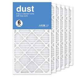 16x30x1 AIRx DUST Air Filter, 6-Pack