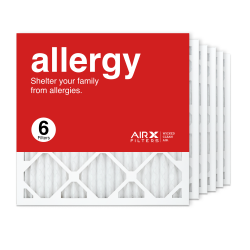 18x18x1 AIRx ALLERGY Air Filter, 6-Pack
