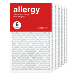 18x30x1 AIRx ALLERGY Air Filter, 6-Pack