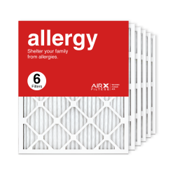 20x24x1 AIRx ALLERGY Air Filter, 6-Pack