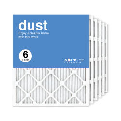 20x24x1 AIRx DUST Air Filter, 6-Pack