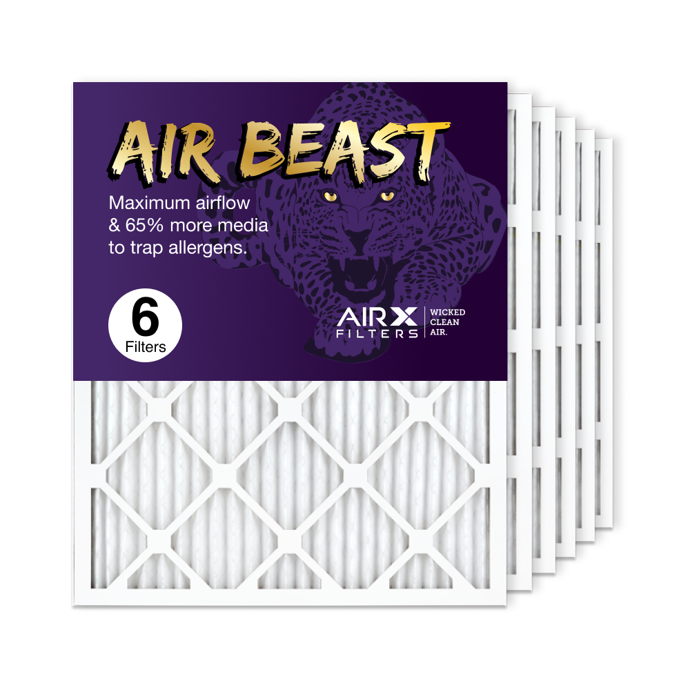 20x25x1 AIRx Air Beast High Flow Air Filter, 6-Pack